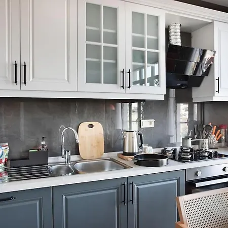 Scandinavian Style Artful In Apartment Istanbul